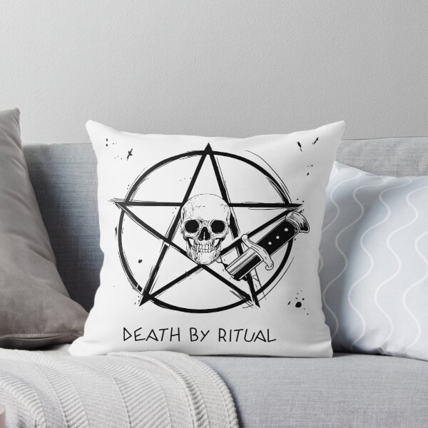 Item preview, Death By Ritual Skull And Pentacle designed and sold by darknessjeff86.