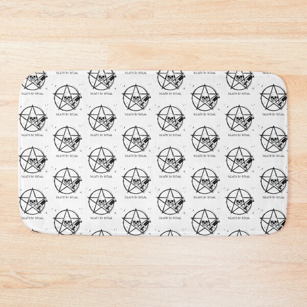 Item preview, Death By Ritual Skull And Pentacle designed and sold by darknessjeff86.