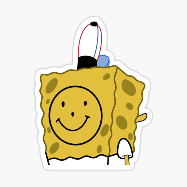 Sad Spongebob Stickers for Sale