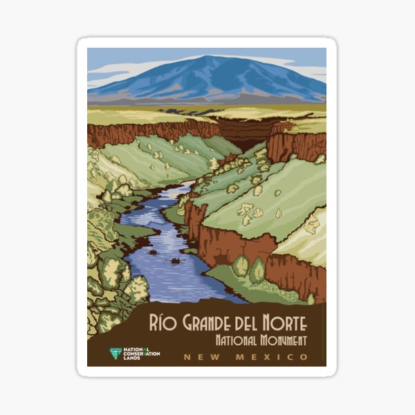 Artikel-Vorschau von Nationaldenkmal Rio Grande Del Norte - Plakat, designt und verkauft von IslandArt.