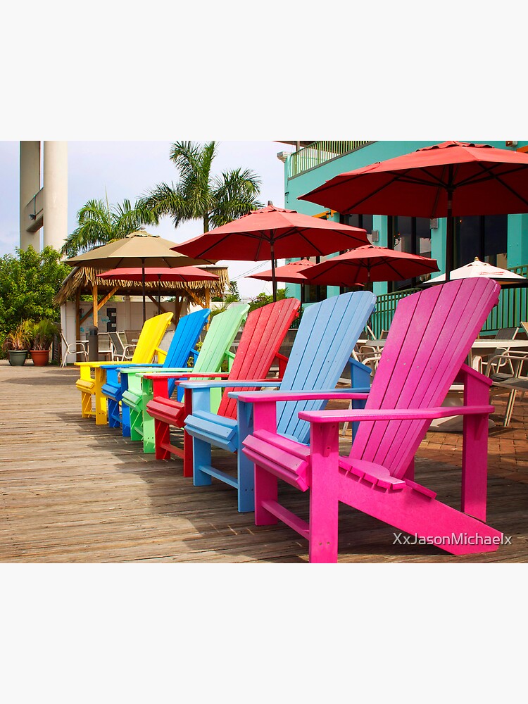 "Fort Myers Beach Chairs" Poster for Sale by XxJasonMichaelx Redbubble