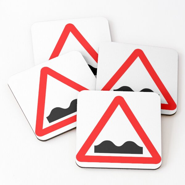 Item preview, Uneven road ahead British Road Sign designed and sold by LoveOfMaps.