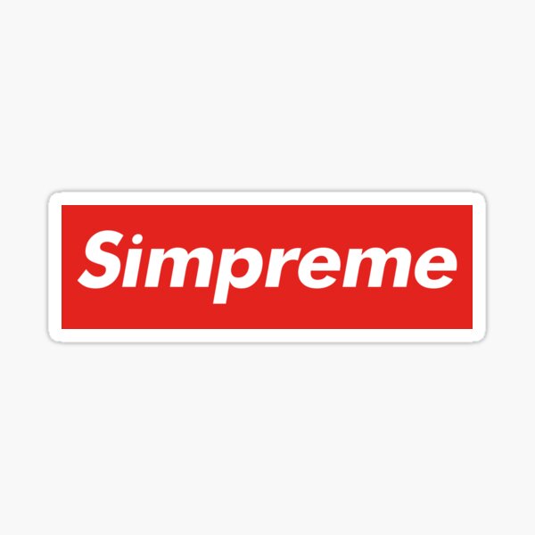 Simp Memes Sticker