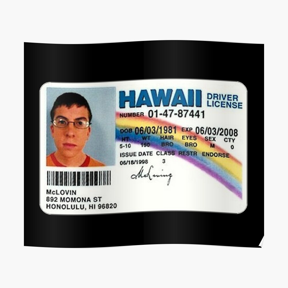 Mclovin Fake Id Tapestry