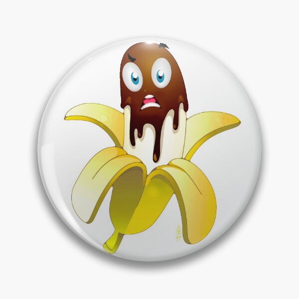 Item preview, Surprised Chocolate Banana  designed and sold by AbbottDesigns.