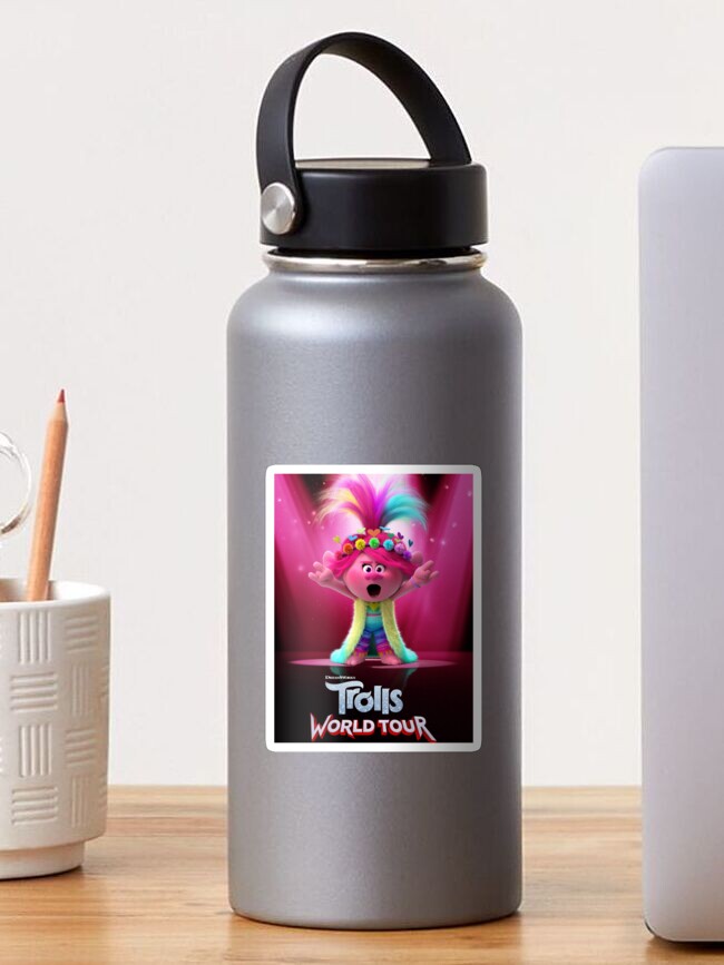 Trolls, Baby Poppy Aluminum Water Bottle, Zazzle