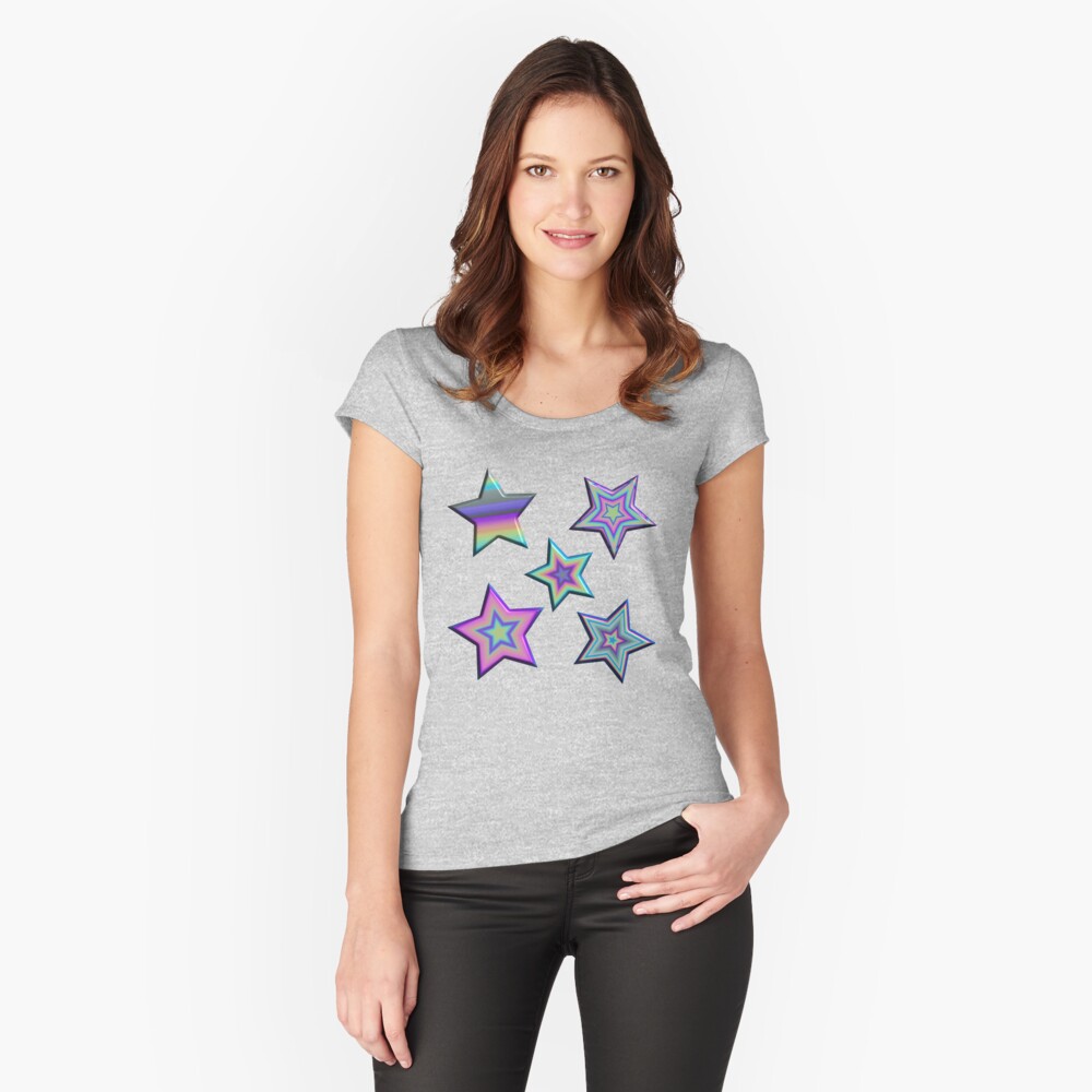 Item preview, Fitted Scoop T-Shirt designed and sold by dinaaaaaah.