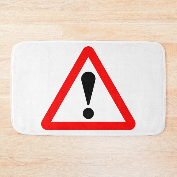 Item preview, Other danger ahead British Road Sign designed and sold by LoveOfMaps.