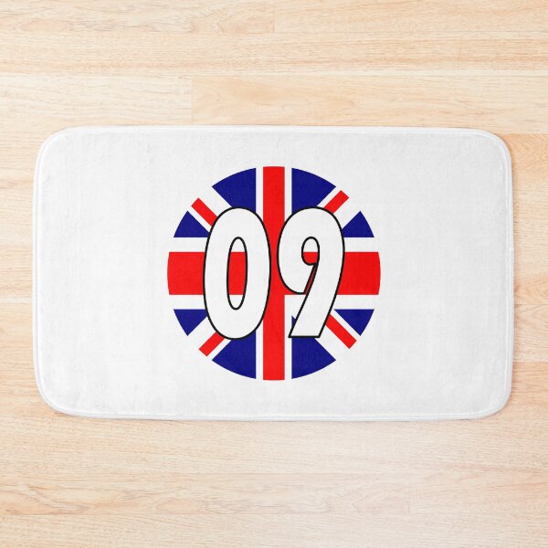 Item preview, UK flag with number 09 - zero nine designed and sold by AllShirts21.