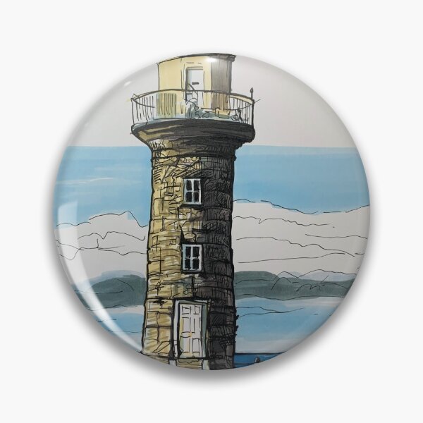 Item preview, Whitby East Pier Lighthouse designed and sold by bizzielizzieart.