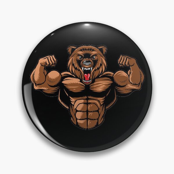 Artikelvorschau, Bodybuilding Bär entworfen und verkauft von Christopher Simmons.