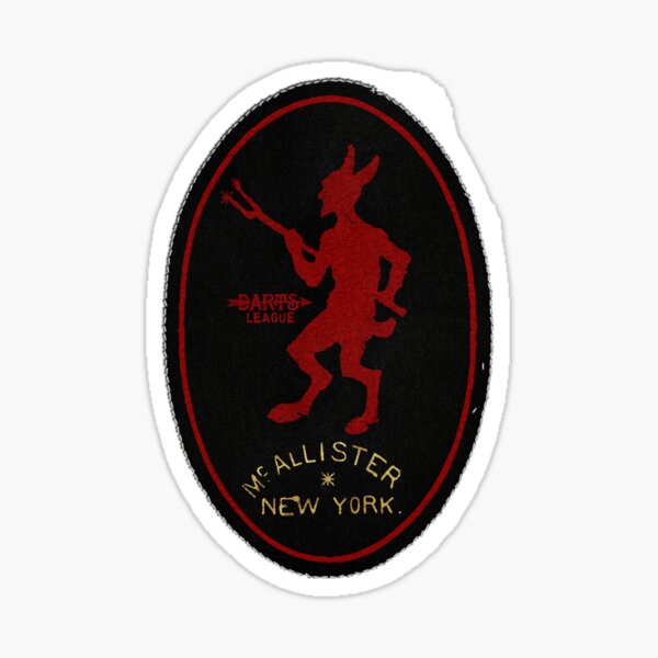 Vintage New York Dart Pub Sticker