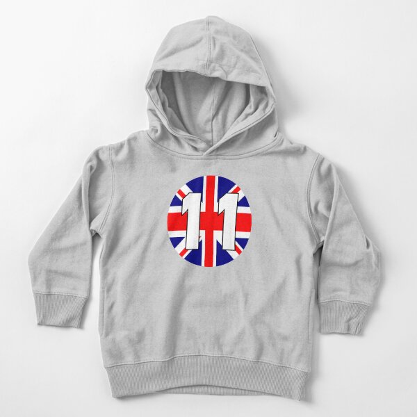 Item preview, UK flag with number 11 - eleven designed and sold by AllShirts21.