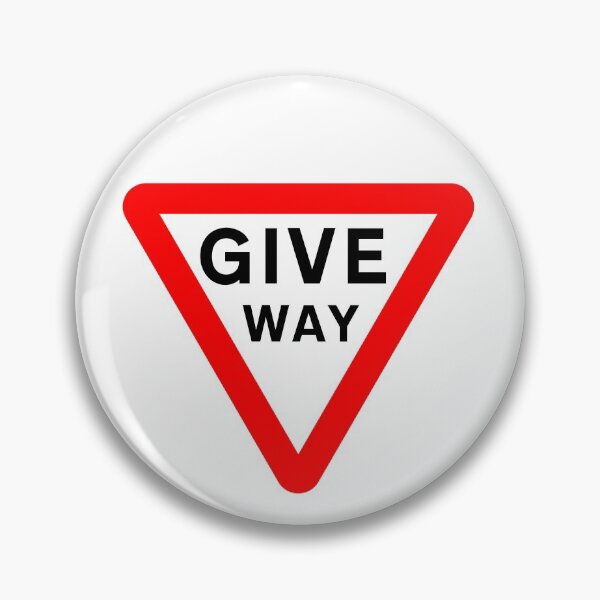 Item preview, Give Way British Road Sign designed and sold by LoveOfMaps.