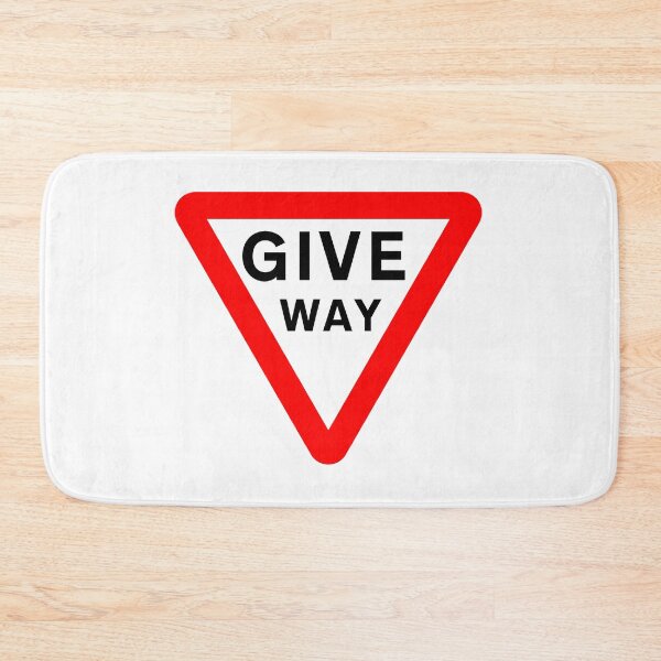 Item preview, Give Way British Road Sign designed and sold by LoveOfMaps.