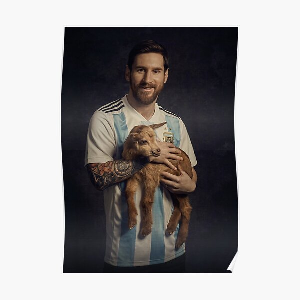 Messi GOAT Poster