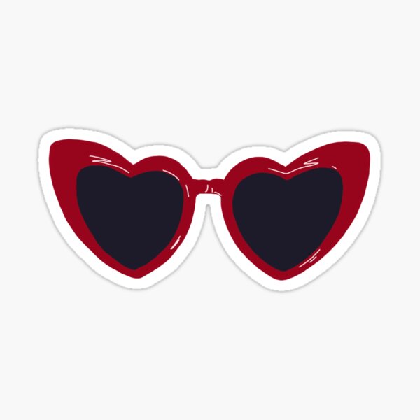 Item preview, heart sunglasses designed and sold by sheaacarroll.