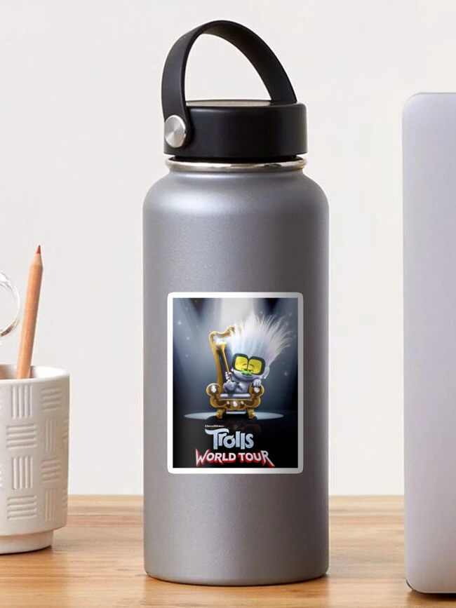 Custom Trolls World Tour Stainless Steel Water Bottle By Ryuga860808 -  Artistshot