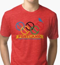 Portland Nolympics Tri-blend T-Shirt