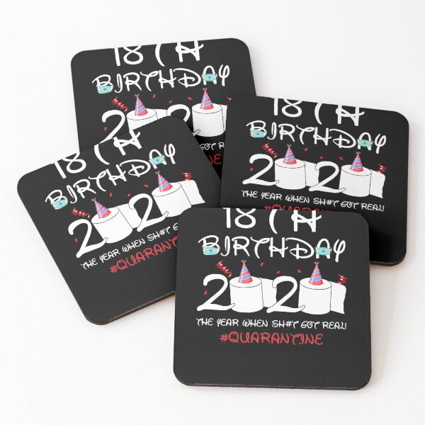 Item preview, 18th Birthday Quarantine Shirt designed and sold by robert-white.