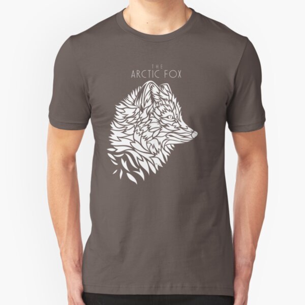 The Arctic Fox - white Slim Fit T-Shirt