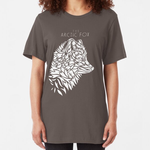 The Arctic Fox - white Slim Fit T-Shirt