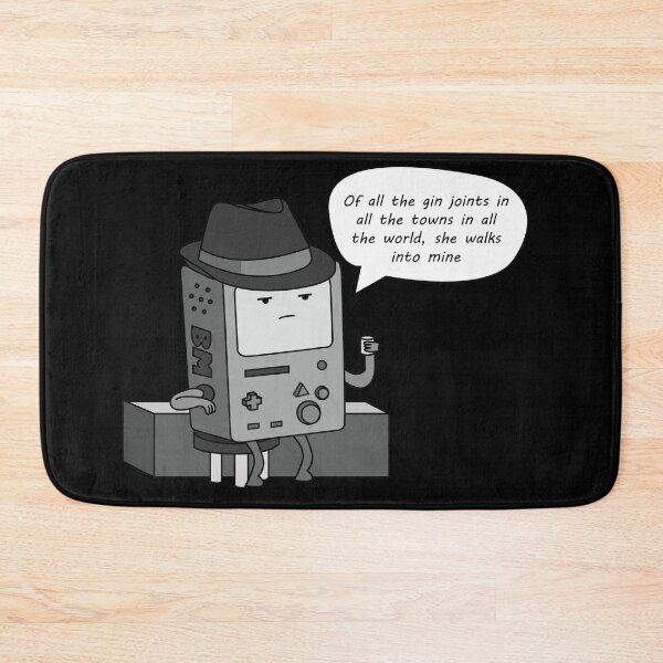 Item preview, BMO Noire in a bar (with speech)- Adventure time designed and sold by The British Bunny Hop Shop.