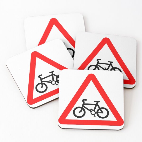 Item preview, Cycle way British Road Sign designed and sold by LoveOfMaps.
