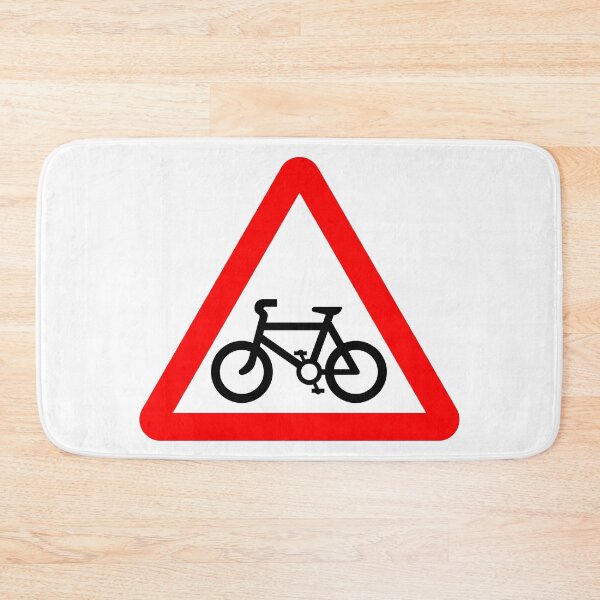 Item preview, Cycle way British Road Sign designed and sold by LoveOfMaps.