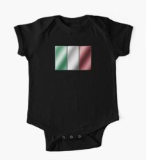 Italian Flag - Italy - Metallic One Piece - Short Sleeve