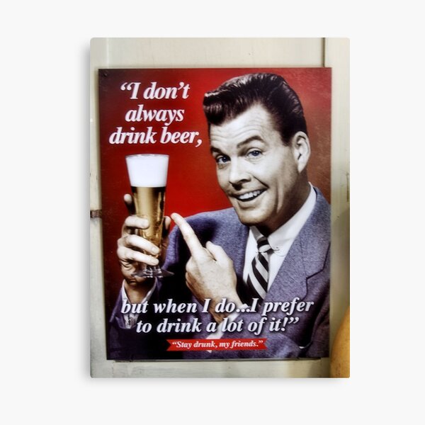 Item preview, Stay Drunk My Friend! designed and sold by SuddenJim.