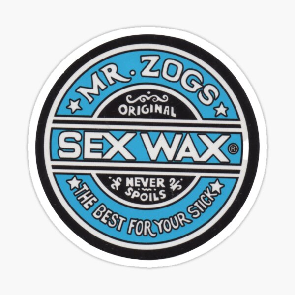 Sex Wax Blue Sticker