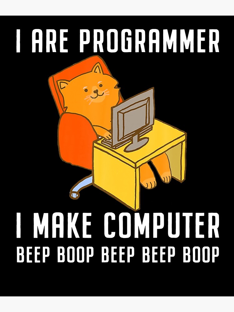 Thumbnail 3 von 3, Poster, Ich bin Programmierer Programmieren Codieren Nerd Cat designt und verkauft von hungvn01.