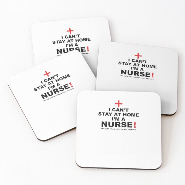 Item preview, I can't stay at home i'm a nurse ! we fight when others can't anymore nursery designed and sold by thehafdesigner.