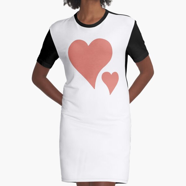 Two Hearts in love Valentine T-Shirt Kleid