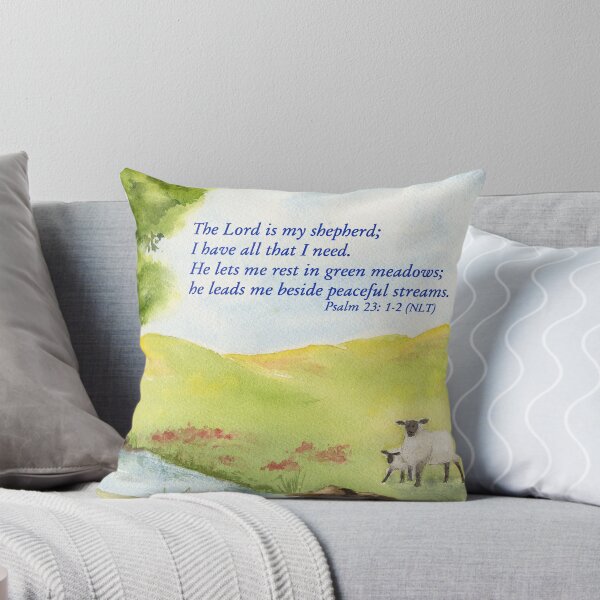 Item preview, True Comfort - Psalm 23:1-2 designed and sold by Diane Hall Watercolors.