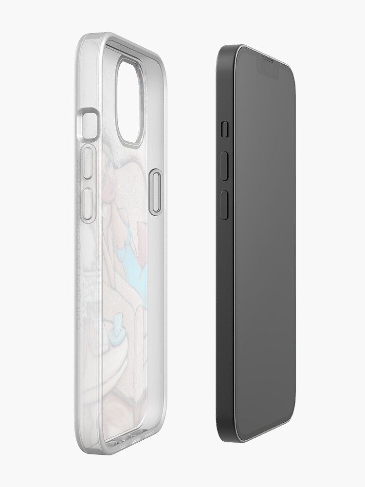 Alternate view of Chit Chat on the phone iPhone Case