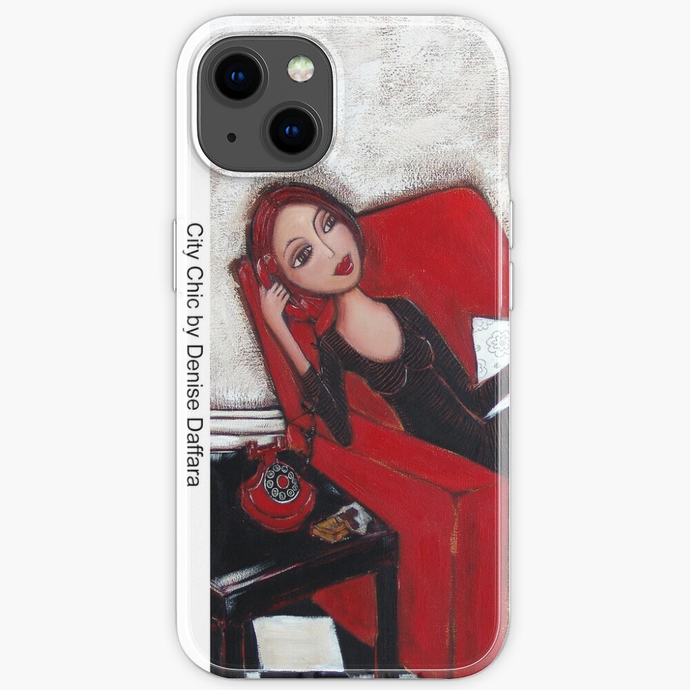 City Chic on the phone iPhone Case