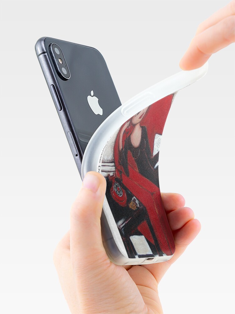 Alternate view of City Chic on the phone iPhone Case