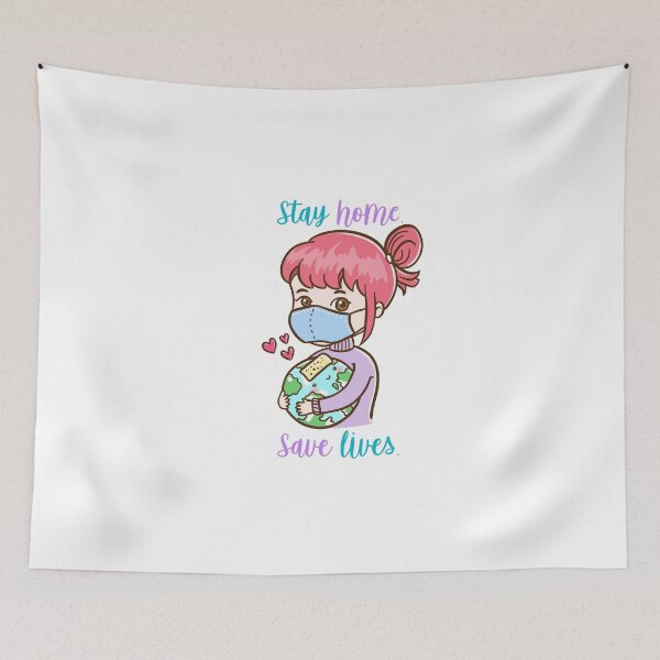 Item preview, Stay home, save lives. designed and sold by katraymundo.