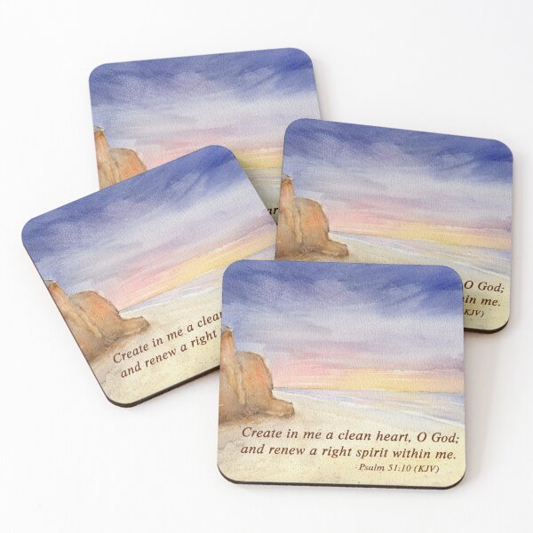 Item preview, A Fresh Start- Psalm 51:10 designed and sold by Diane Hall Watercolors.