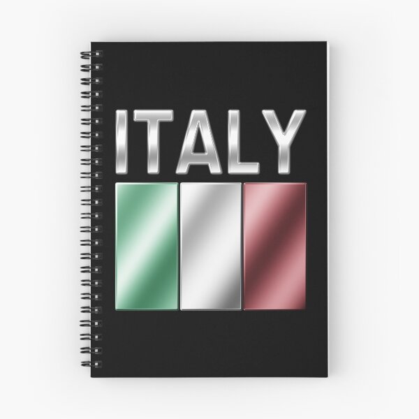 Item preview, Italy - Italian Flag & Text - Metallic designed and sold by Graphix.