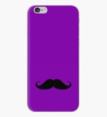 Purple Mustache iPhone Case