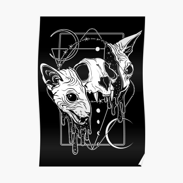 Cosmic Sphynx Poster