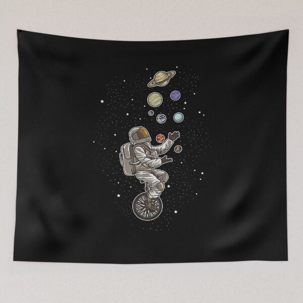 Item preview, Astronaut Juggles Planets On Unicycle Spaceman designed and sold by hungvn01.