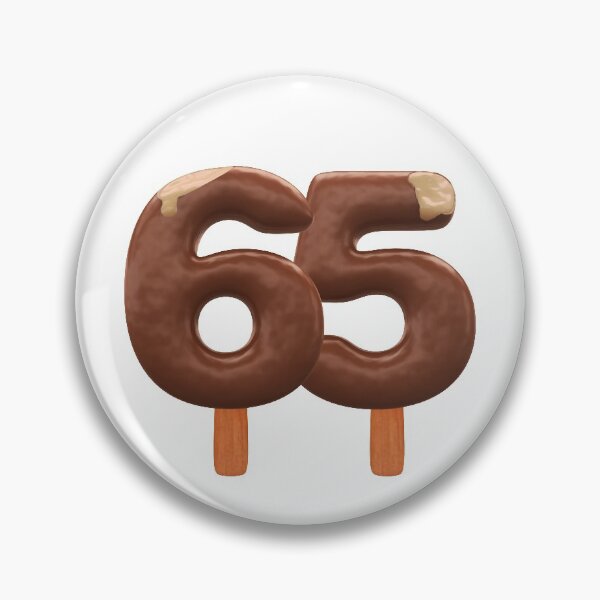 Item preview, 65 Ice Cream Sixty Five Number 3d Chocolate designed and sold by HelloFromAja.