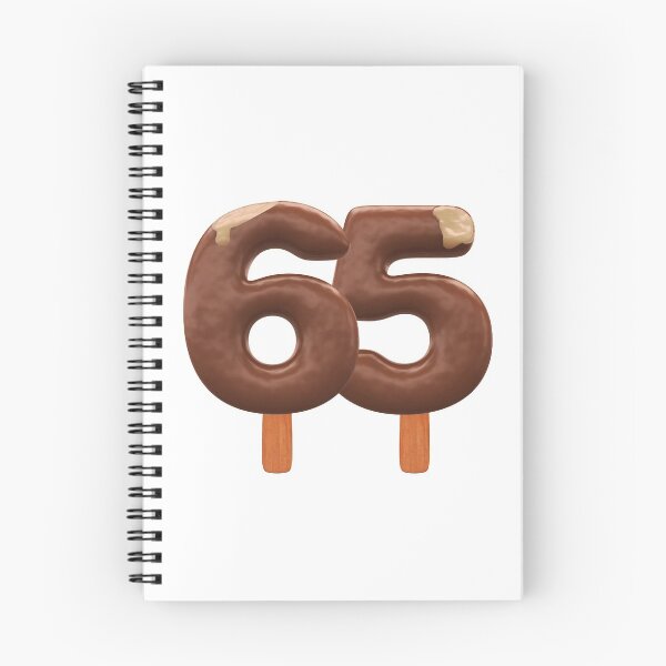 Item preview, 65 Ice Cream Sixty Five Number 3d Chocolate designed and sold by HelloFromAja.