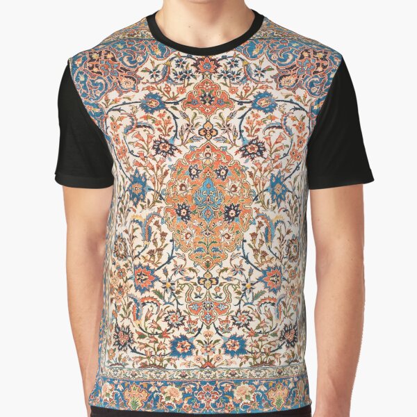 Item preview, Isfahan Antique Central Persian Carpet Print designed and sold by Vicky Brago-Mitchell®.