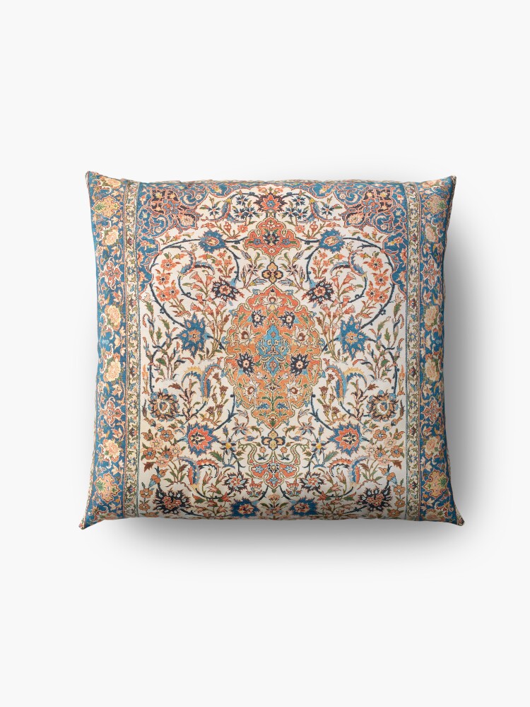 Alternate view of Isfahan Antique Central Persian Carpet Print Floor Pillow