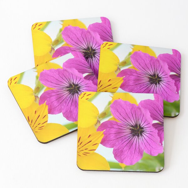 Item preview, Alstroemeria aurea  Peruvian lily  and  Geranium psilostemon  AGM  Armenian cranesbill  designed and sold by Chris Burrows.